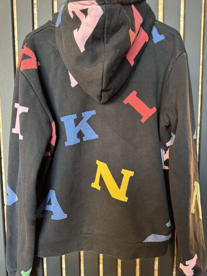 Karl Kani Mens Retro Logo Black Hooded Sweatshirt - Image 2