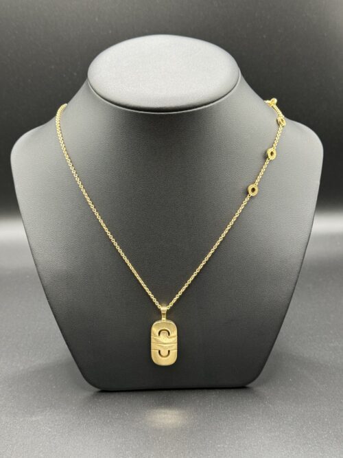 BVLGARI Parentesi Necklace 18K Yellow Gold 750 18"