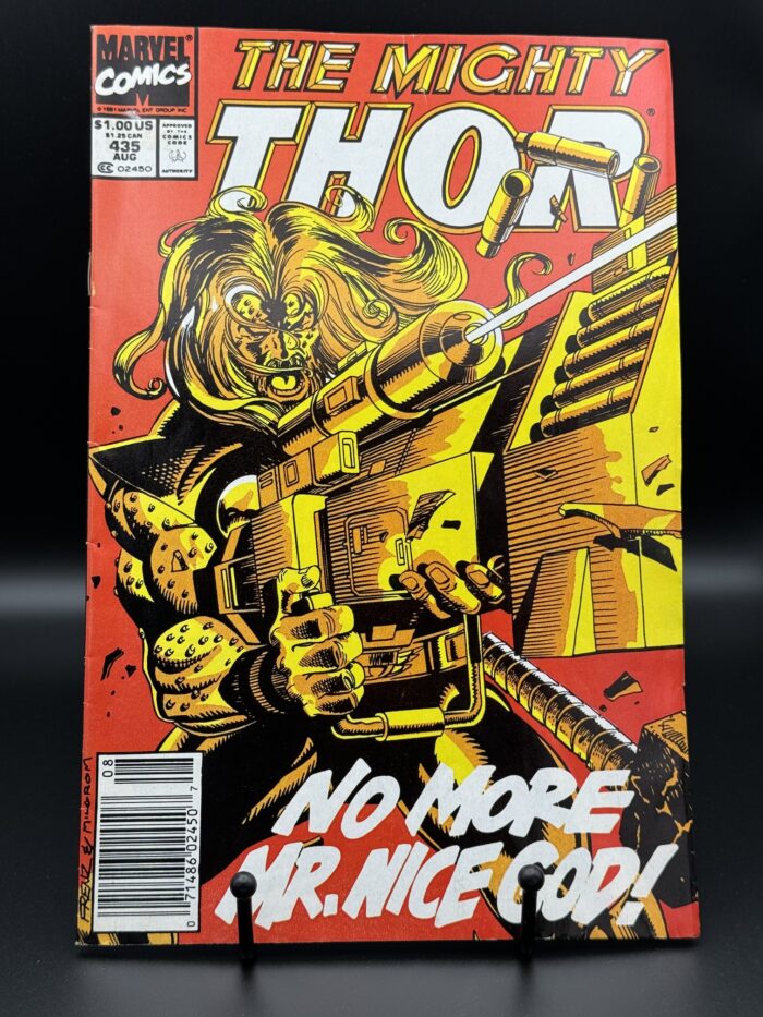 Marvel Comic Book Copper Age The Mighty Thor #435 Newsstand