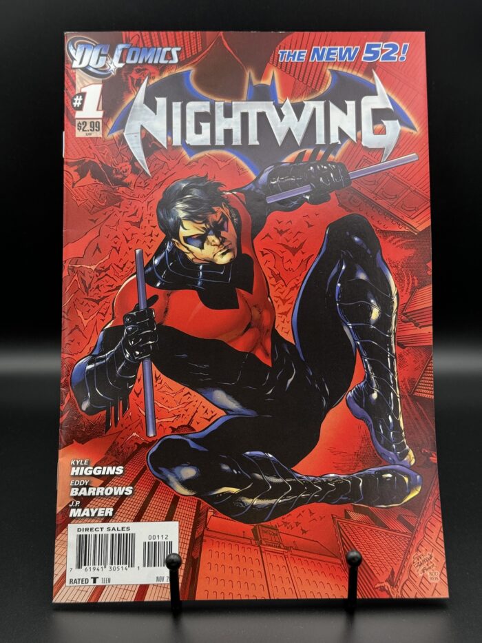 NIGHTWING #1 (DC New 52 2011)  *2nd Print Red Variant* - Image 2