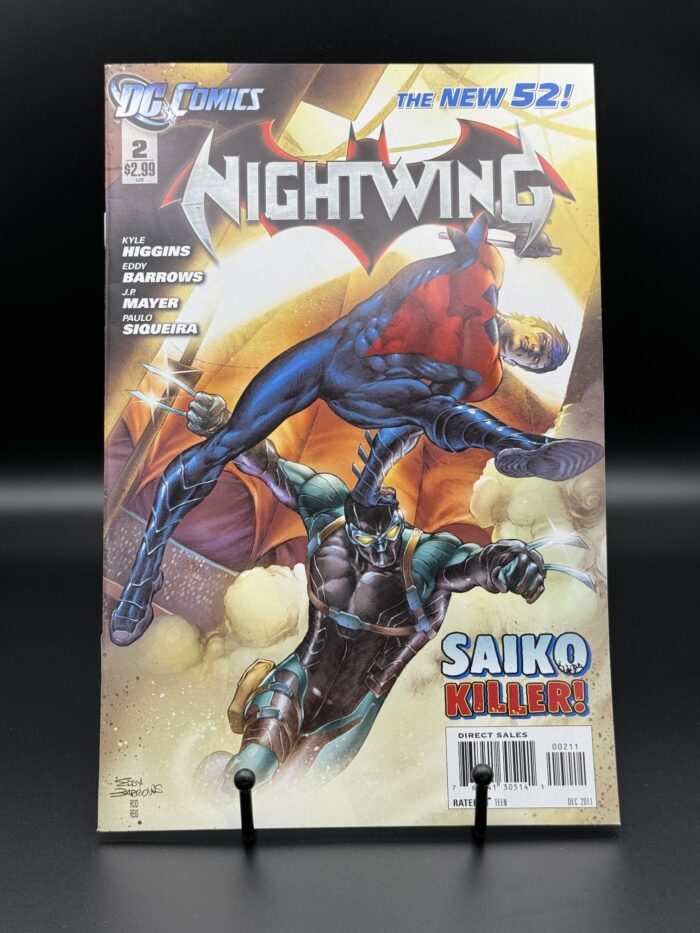 2011 Nightwing #2 1st Print DC New 52 Higgins Batman