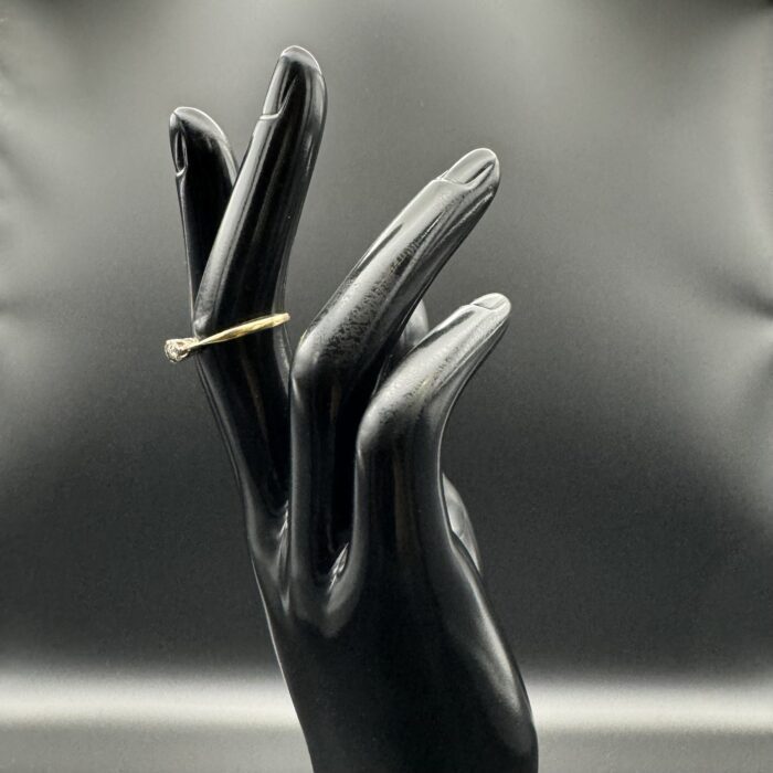 18ct Gold Diamond & Sapphire Engagement Ring - Image 2