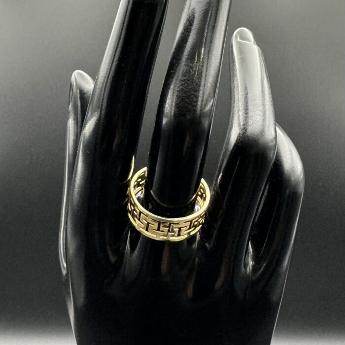 18ct Greek Style Ring - Image 5