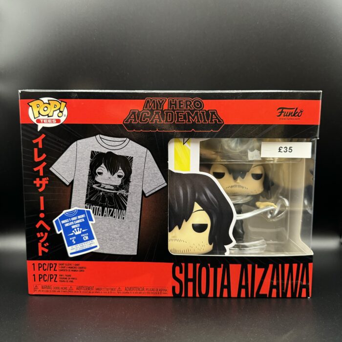 Funko Pop! My Hero Academia Shota Aizawa #375 (Metallic) inc. T-Shirt