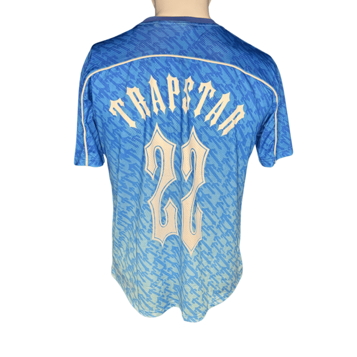 Trapstar Monogram Football Jersey Blue - Image 2