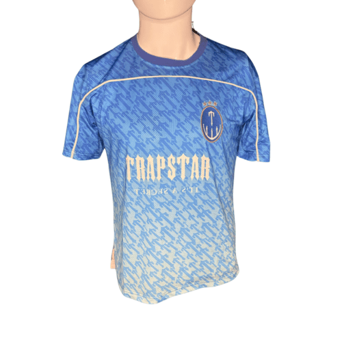 Trapstar Monogram Football Jersey Blue
