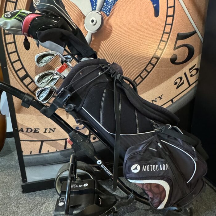Golf Club Set with Electric Trolley