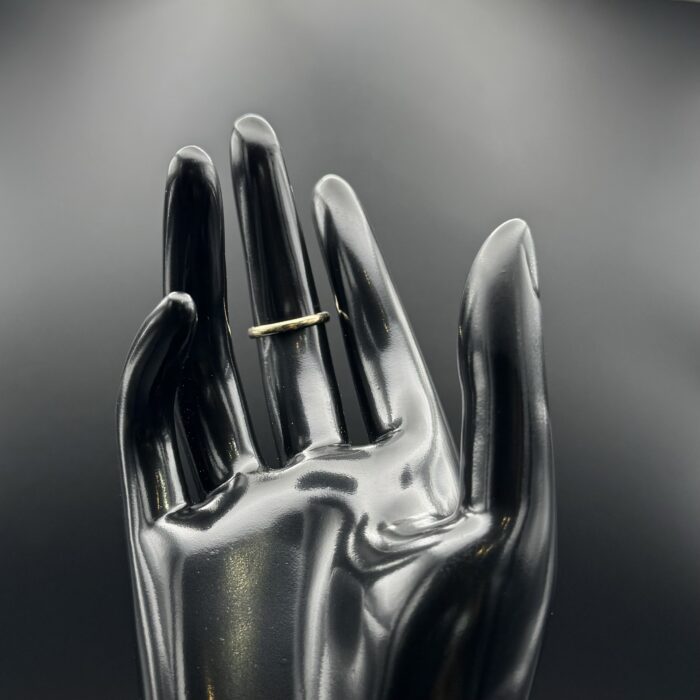 14ct Gold Ring with Brown Star Sapphire Stone - Image 3