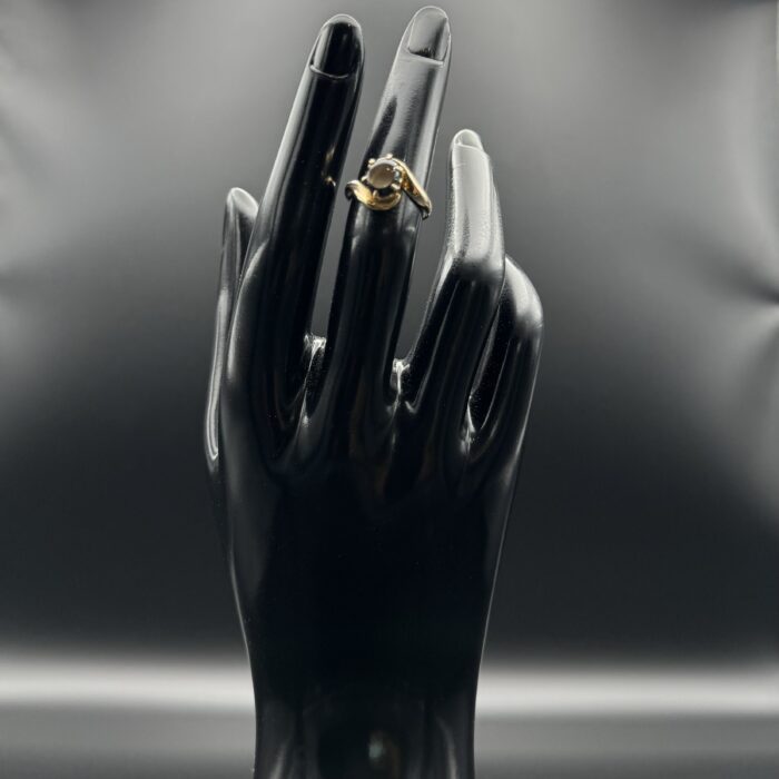 14ct Gold Ring with Brown Star Sapphire Stone - Image 6