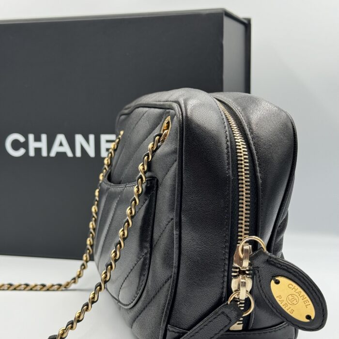 Chanel Lambskin Coco Vintage Camera Case - Image 6