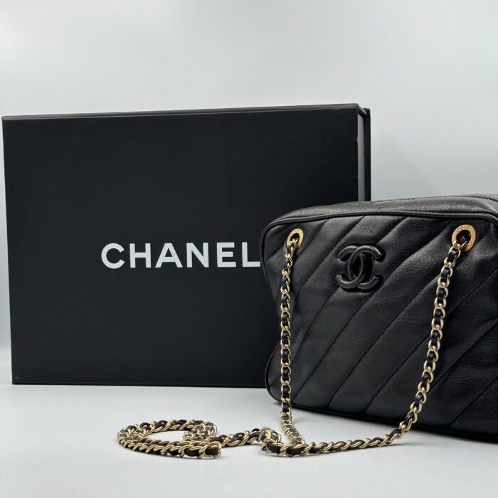 Chanel Lambskin Coco Vintage Camera Case