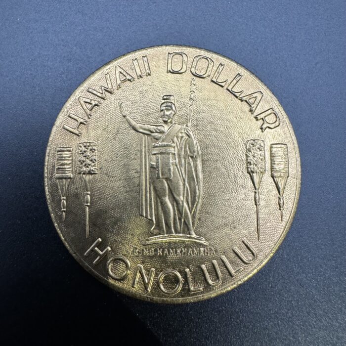 Honolulu Hawaii Dollar Aloha King Kamehameha Medal Token