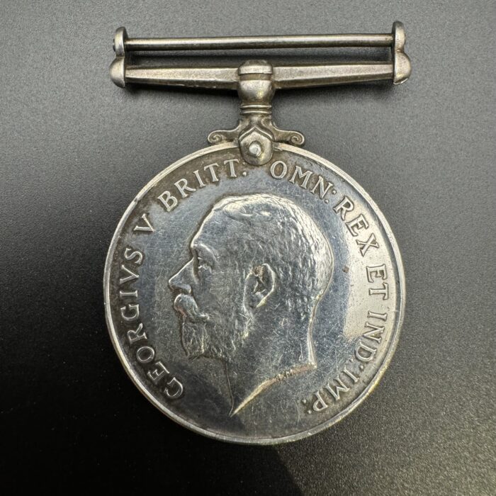 WW1 British Silver Medal Georgivs V Britt - Image 2