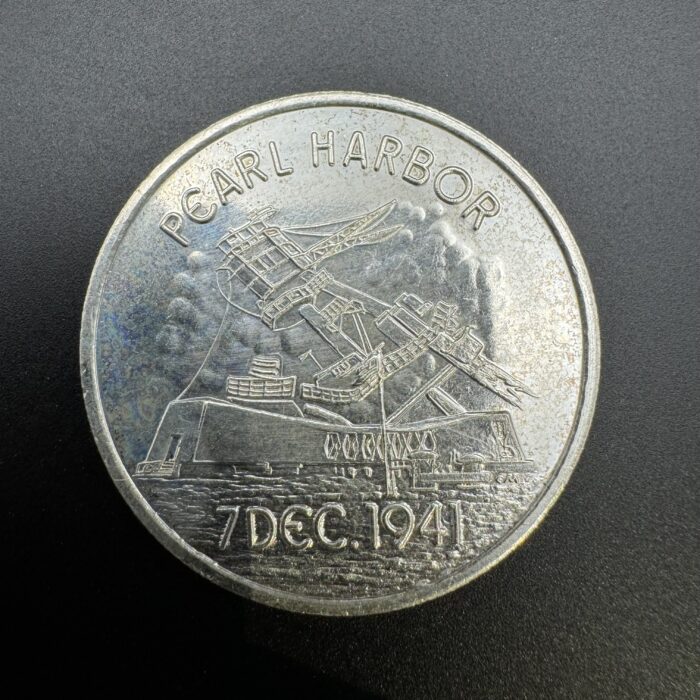 USS Arizona Ship Silver Coin - Image 2