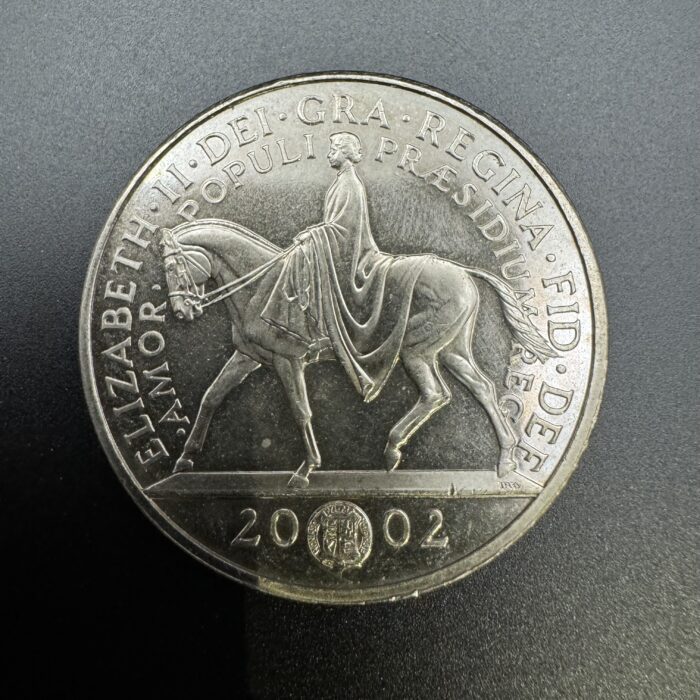 The Queens Golden Jubilee Crown Five Pound Coin