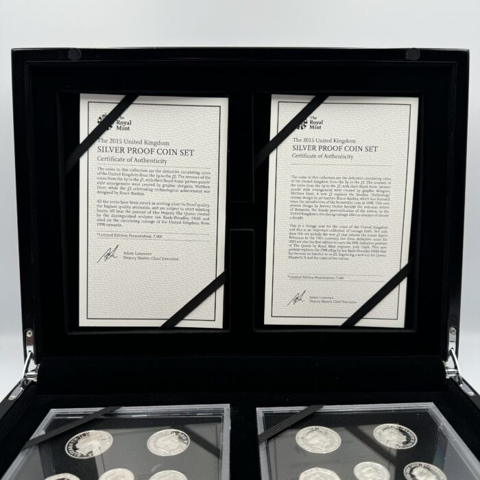 The Royal Mint Fourth & Fifth Definitive Coinage Portrait Silver 2015 Collection - Image 5