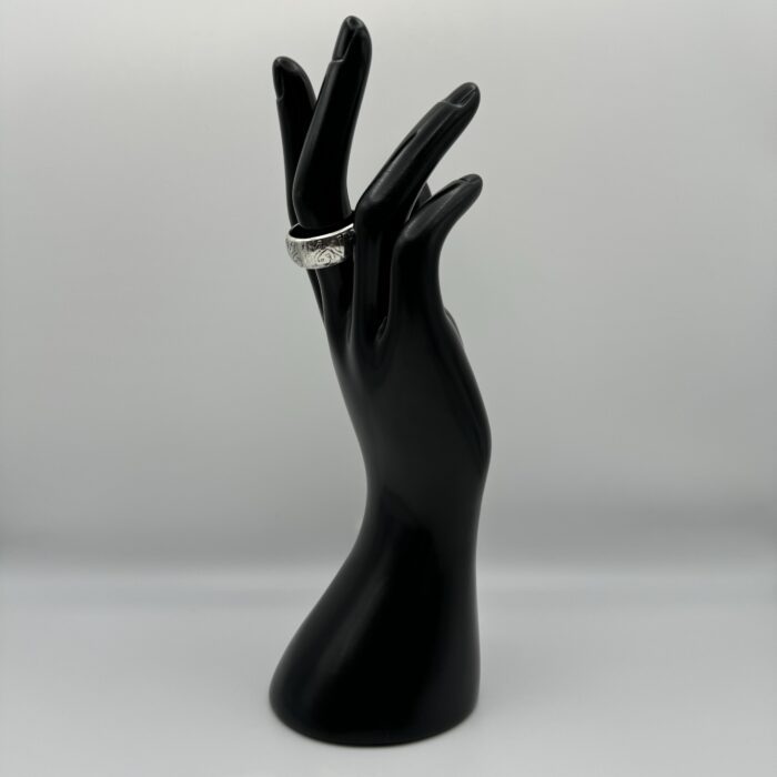 Mens Silver Elephant Ring 925 - Image 2