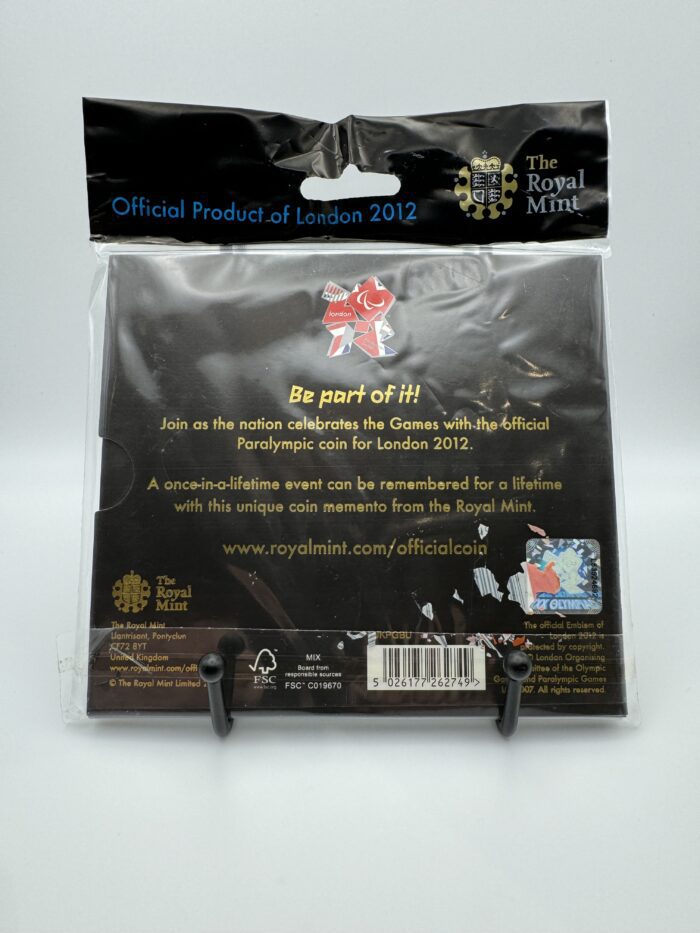 Royal Mint The Official Paralympic London 2012 £5 Coin - Image 2