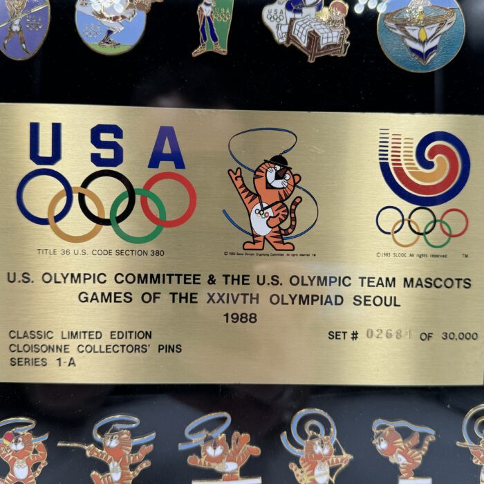 U.S Olympic Committee & The U.S Olympic Team Mascot Pins 1988 - Image 2