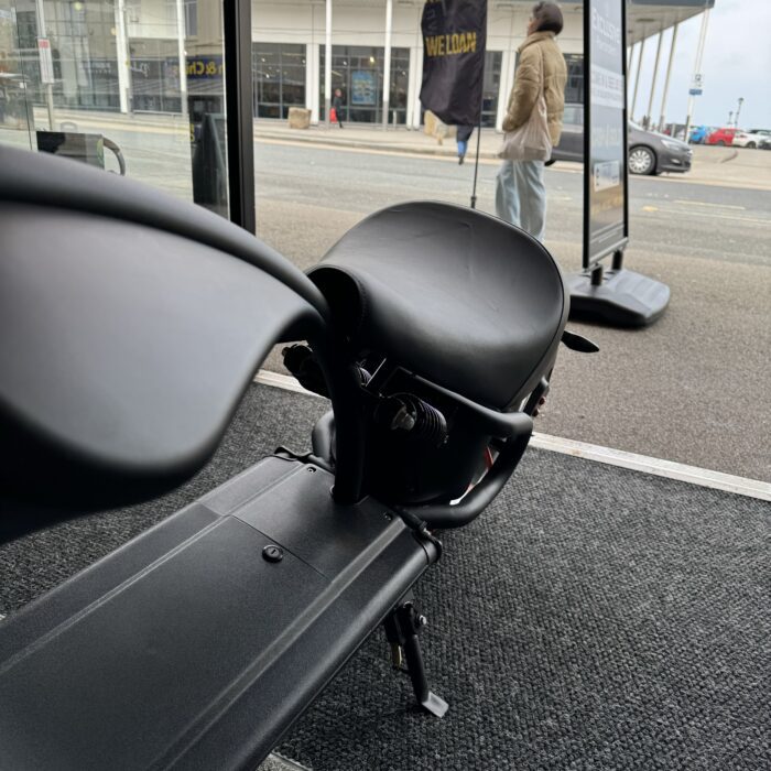 Mangosteen Electric Chopper Bike in Matte Black - Image 8