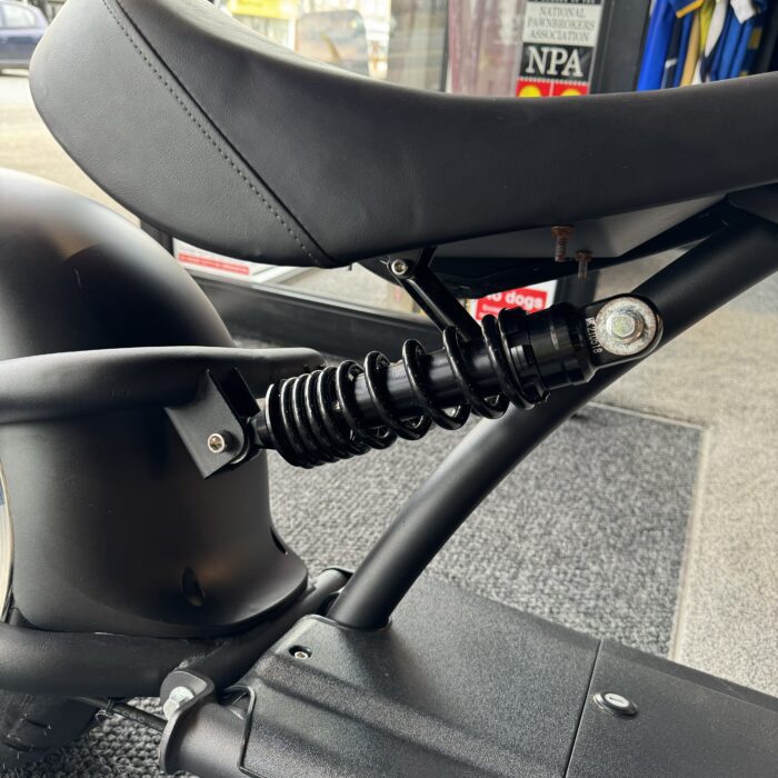 Mangosteen Electric Chopper Bike in Matte Black - Image 11