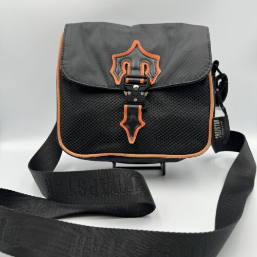 Trapstar Messenger Bag - Black/Orange