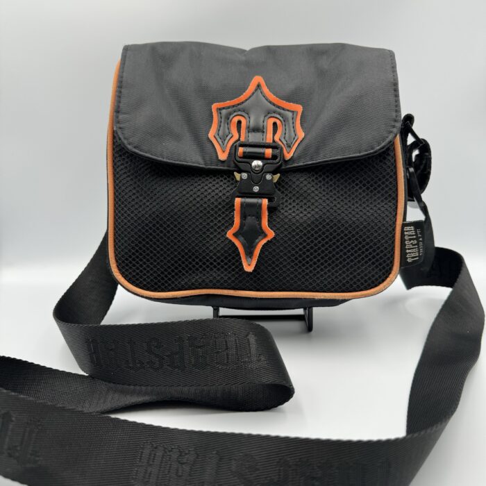 Trapstar Messenger Bag - Black/Orange