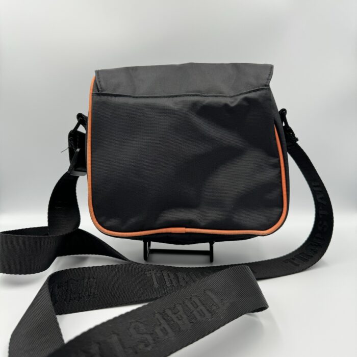 Trapstar Messenger Bag - Black/Orange - Image 2