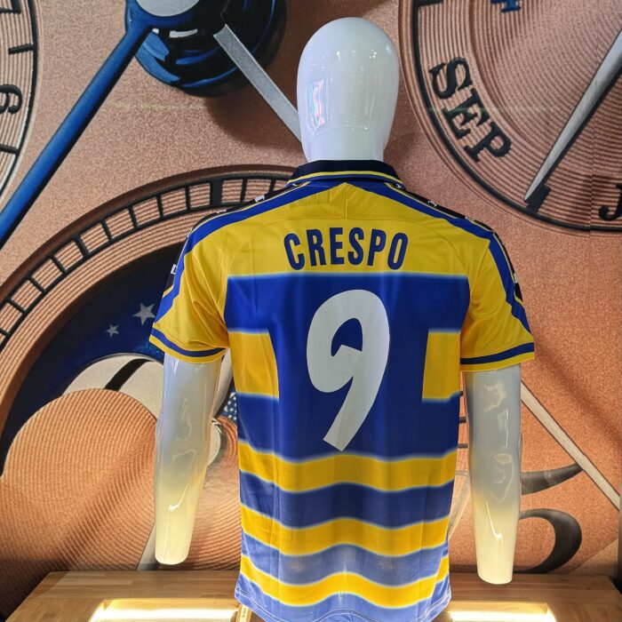 Retro Parma Home Shirt 1999/2000 Crespo No.9 - Image 2