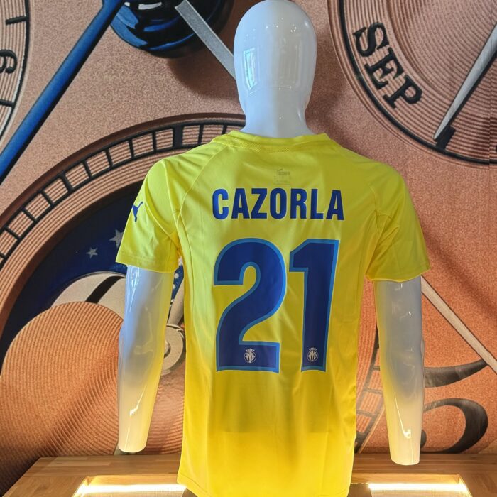 Retro Villarreal Home Shirt 2005/06 Cazorla No.21