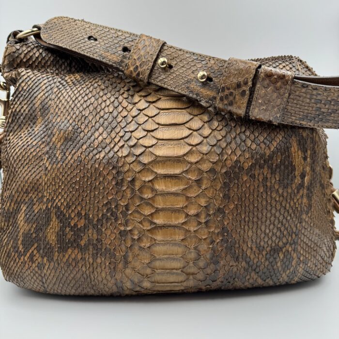 Gucci Jackie Python G Wave Shoulder Bag - Image 4