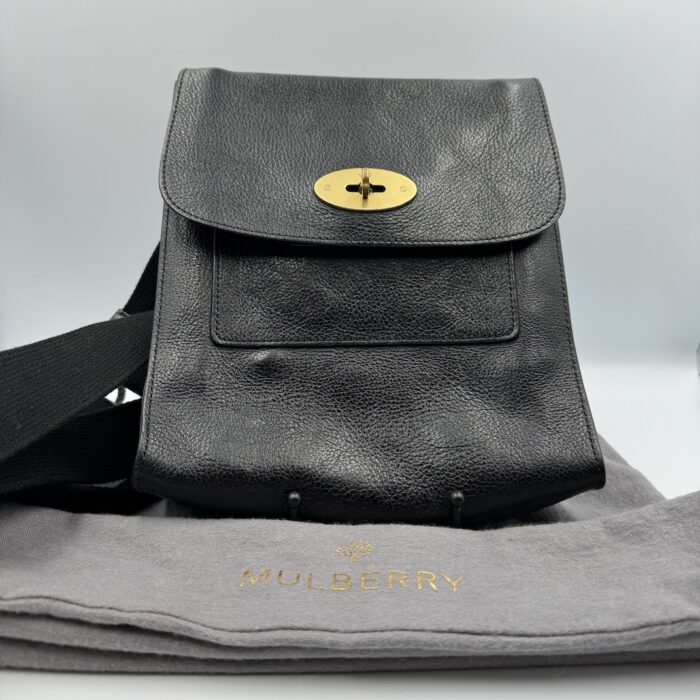 Mulberry Black Antony Messenger Bag