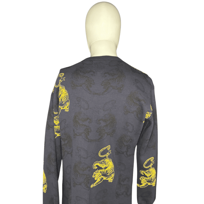 Corteiz Tiger Waffle Long Sleeve Jumper - Image 2