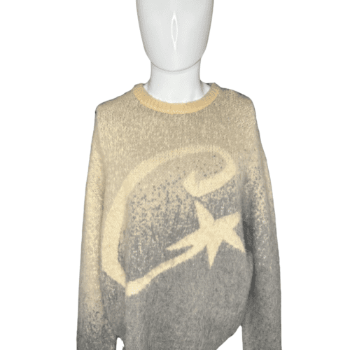 Corteiz C Star Mohair Knit Sweater