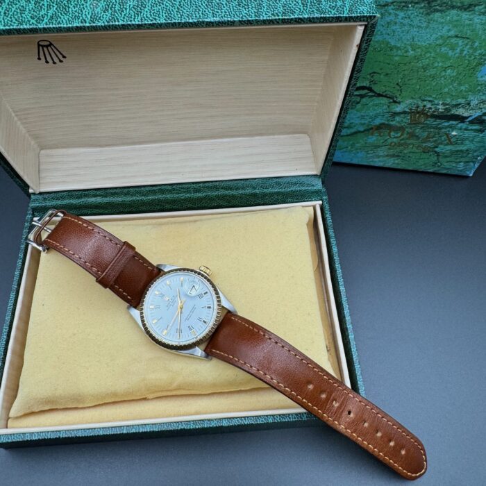 Rolex 18ct Gold Oyster Perpetual Date 1972 - Image 5