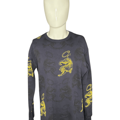 Corteiz Tiger Waffle Long Sleeve Jumper