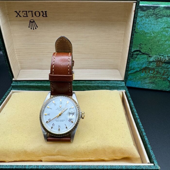 Rolex 18ct Gold Oyster Perpetual Date 1972 - Image 4