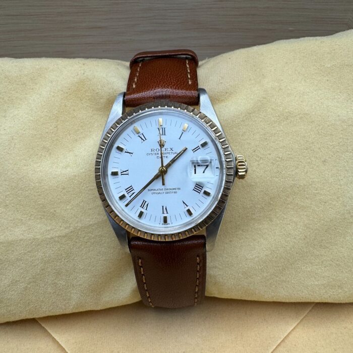 Rolex 18ct Gold Oyster Perpetual Date 1972 - Image 7