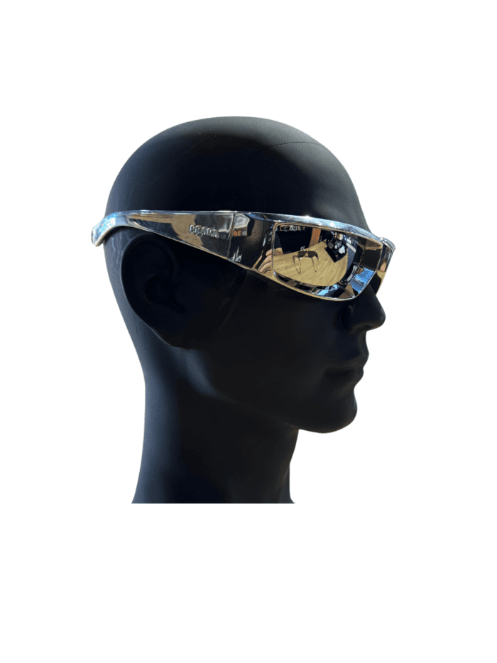 Prada Runway Chrome Sunglasses